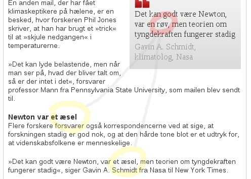 Screenshot fra politiken.dk